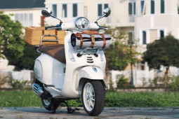 Xe máy - Xe đạp - Du xuân trên xe ga "siêu mẫu" với phụ kiện du lịch cực chất của Vespa
