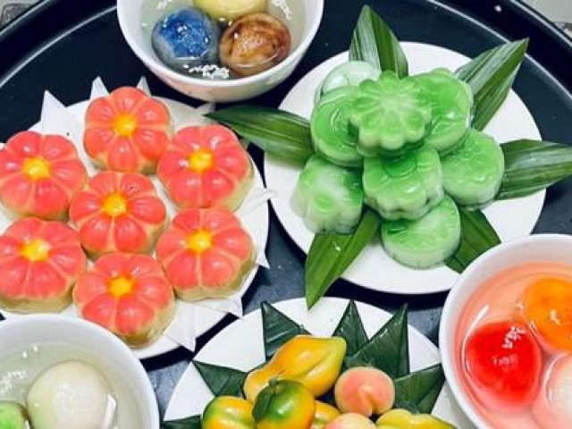 Thị trường - Tiêu dùng - Mâm cỗ ngọt cúng rằm tháng Giêng đắt khách, chậm chân là hết