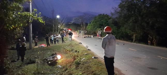 Vụ tai nạn giao thông xảy ra rại xã Thuận làm 2 thanh niên tử vong tại chỗ.