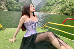 ”Nữ sinh Đồng Nai” mặc đẹp như tiên nữ ở sông Nho Quế, hút tương tác mạng xã hội
