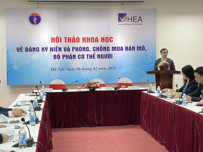Bộ Y tế tổ chức “Hội thảo khoa học về đăng ký hiến và phòng, chống mua bán mô, bộ phận cơ thể người”