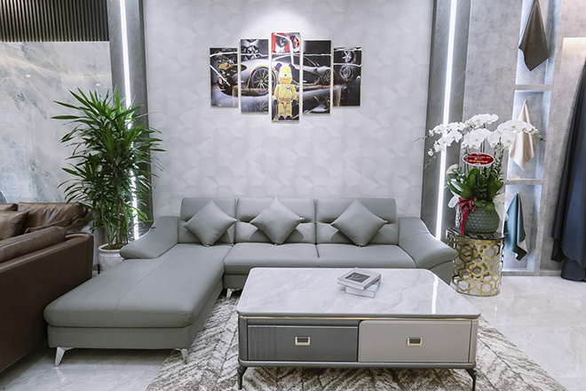 Hình ảnh mẫu sofa góc L HNS13 được ưa thích hiện nay