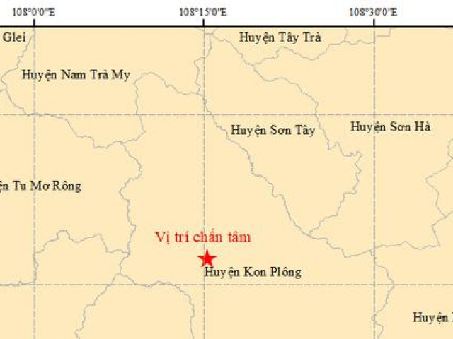 Động đất liên tiếp ở Kon Tum những ngày đầu năm mới Quý Mão
