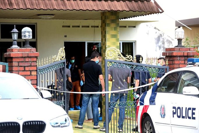 Ngôi nhà nơi bà Ang bị đâm chết. Ảnh: The Straits Times