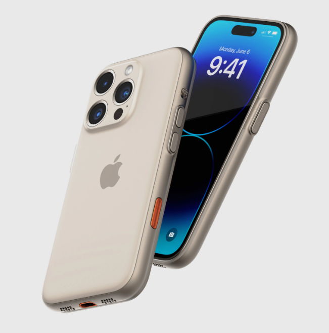 Concept iPhone Ultra (iPhone 15 Ultra) theo phong cách đồng hồ Apple Watch Ultra.