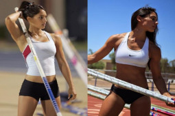 Thể thao - Người mẫu trở thành "biểu tượng gợi cảm" nhảy sào sau 1 bức ảnh chụp lén