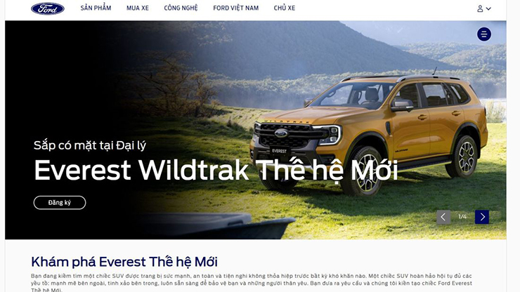 Ford Việt Nam sắp bổ sung thêm phiên bản Wildtrak cho dòng xe Everest - 1