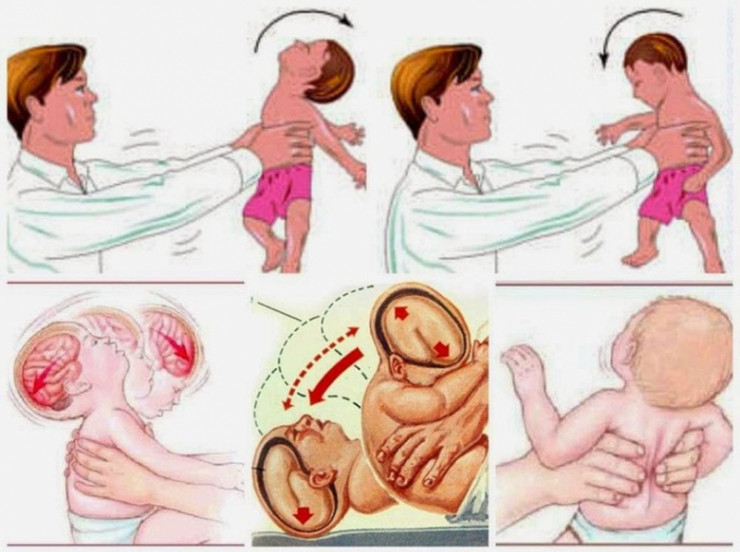 Những kiểu đùa chơi với trẻ sơ sinh cần nên tránh. Ảnh minh họa