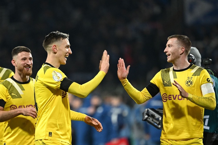 Reus ghi bàn&nbsp;ấn định chiến thắng cho Dortmund
