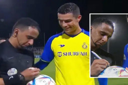 Bóng đá - Ronaldo cán mốc 61 hat-trick, tri ân "Vua áo đen" bằng hành động đẹp