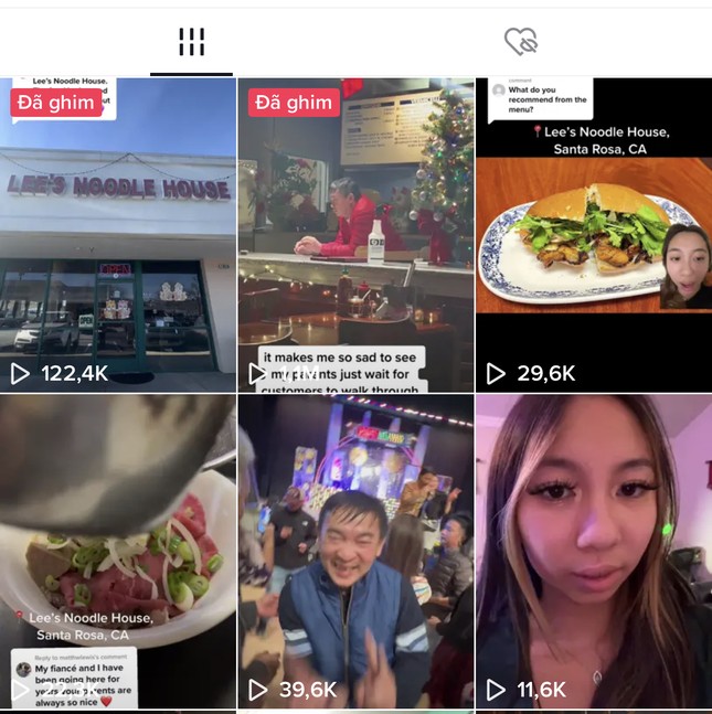 Sau khi được mọi người ủng hộ, cô bạn đã chăm chỉ chia sẻ nhiều video về nhà hàng hơn.