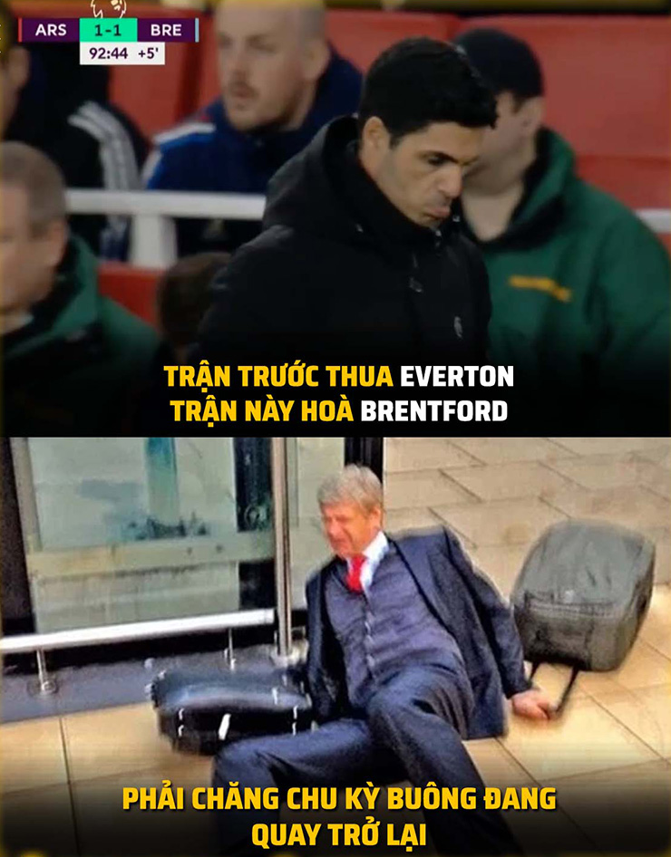 Chu kỳ "buông" đang trở lại với Arsenal.