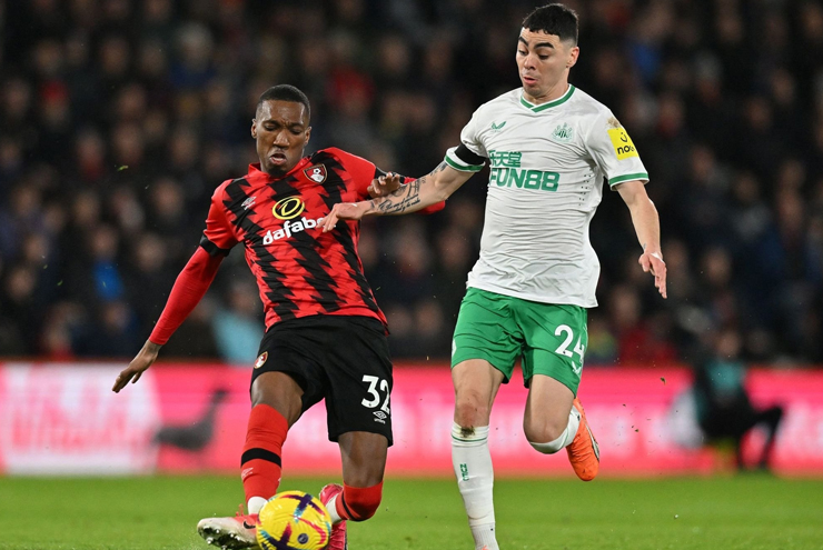 Newcastle bất ngờ phải khổ chiến trước Bournemouth