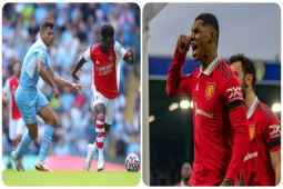 Bóng đá - Kịch bản sốc Ngoại hạng Anh: Man City hạ Arsenal giật ngôi đầu, MU đua tam mã