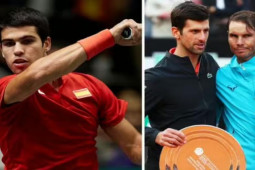 ”Tuyệt chiêu” Alcaraz vứt đi khi gặp 2 đàn anh, Djokovic thêm kỉ lục khủng