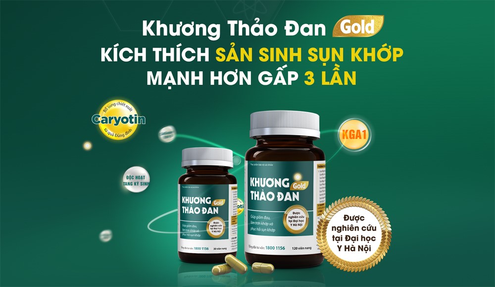 Lý do Khương Thảo Đan Gold thực sự là đột phá giúp giảm đau nhức, thoái hoá xương khớp - 3