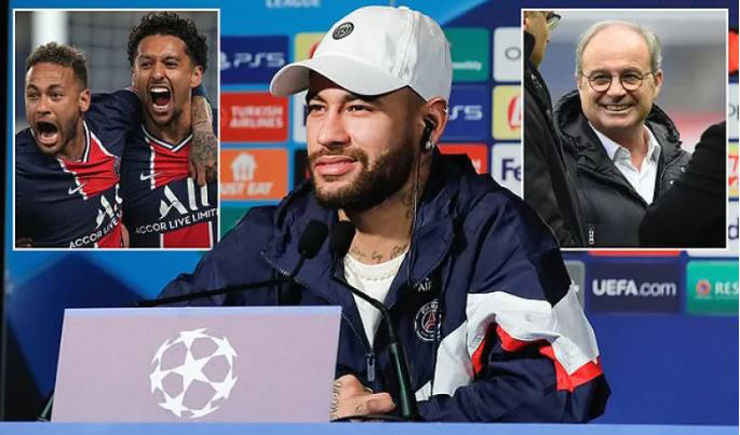 Neymar không chối cãi vụ tranh cãi với sếp lớn PSG Luis Campos
