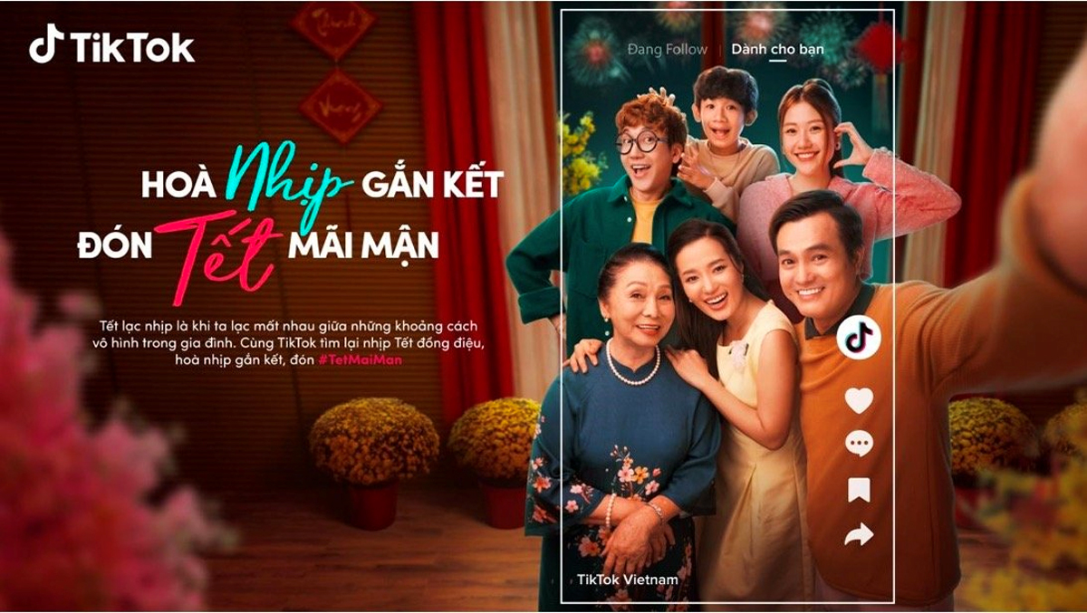 Chiến dịch Tet Mai Man của TikTok với thông điệp “Hoà nhịp gắn kết – Đón Tết mãi mận”