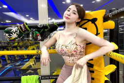 Làm đẹp - "Tú bà" Quỳnh Nga tới phòng gym miệt mài rèn dáng, tiết lộ bất bại ở cúp "FA"