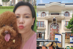 Choáng ngợp với biệt thự mới của Việt Hương nằm ngay mặt đường đắc địa