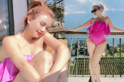 Đời sống Showbiz - "Cô Xuyến" Hoàng Yến tung loạt ảnh "nóng bỏng mắt" đáp trả thị phi