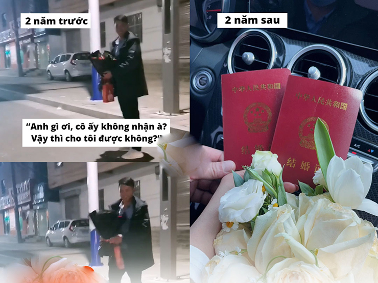 Cô gái “xin” hoa vào ngày lễ Tình yêu và cái kết không ngờ sau 2 năm - 1