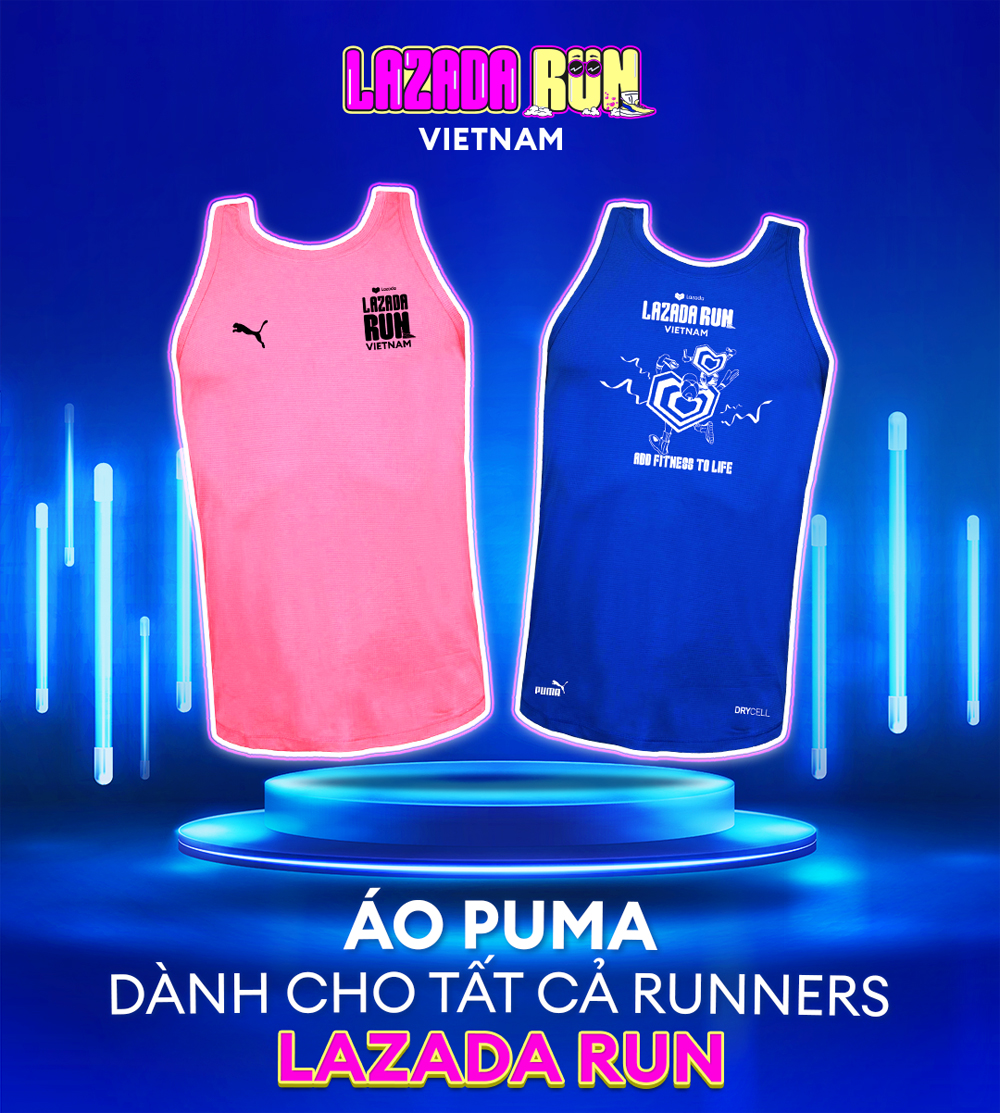 Runner sẽ nhận được áo đấu đến từ thương hiệu Puma. Ảnh chụp từ website.