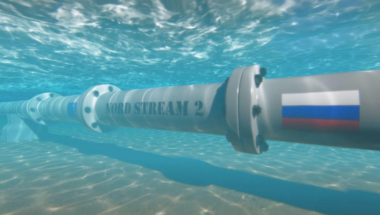 Đường ống Nord Stream 2 của Nga trên biển Baltic. Ảnh: SHUTTER STOCK