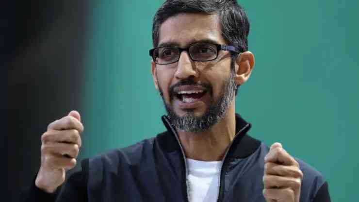 Giám đốc điều hành Google Sundar Pichai. Ảnh: NBC
