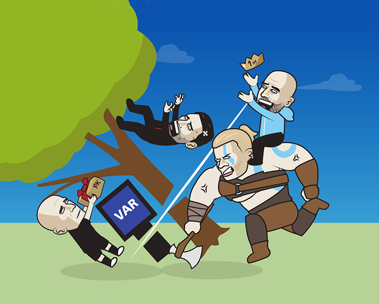 Haaland ghi bàn "kết liễu" Arsenal, Man City đánh chiếm ngôi đầu.