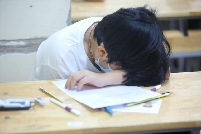 Nhiều học sinh căng thẳng, mệt mỏi vì ôn thi vượt cấp Ảnh: PV