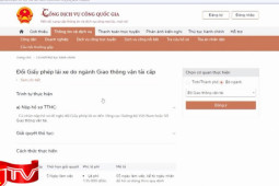 Tin tức trong ngày - Hướng dẫn thủ tục cấp, đổi giấy phép lái xe trên Cổng dịch vụ công Quốc gia