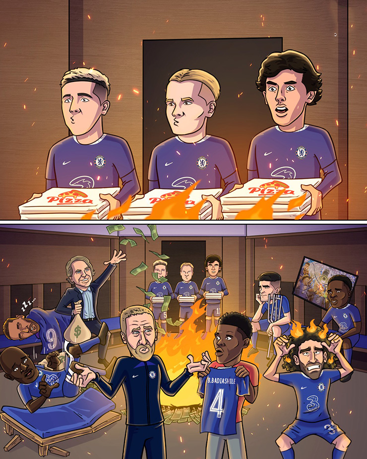 Chelsea "đốt tiền" sưởi ấm mùa đông nhưng vẫn chưa tìm được chiến thắng.