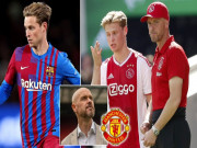 Bóng đá - MU đấu Barca: HLV Ten Hag xem giò De Jong, chờ đón siêu sao vào mùa hè