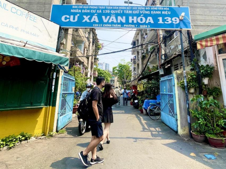 Con hẻm số 139 Lý Chính Thắng được giới trẻ ví giống như "Hàn Quốc". Ảnh: TÚ NGÂN