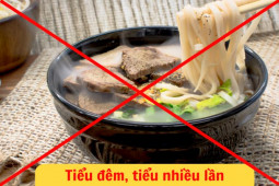 Sức khỏe đời sống - Kiêng nước, “tạm biệt” canh, bún, phở để giảm tiểu đêm, tiểu nhiều lần?