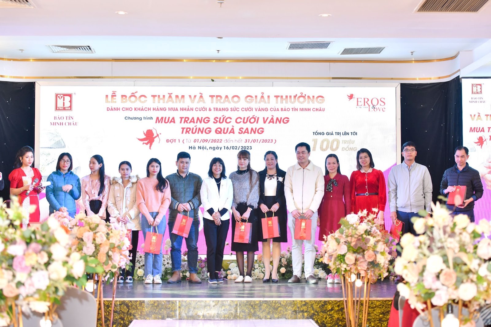 Bảo Tín Minh Châu tổ chức bốc thăm, trao thưởng cho khách hàng mùa cưới đợt 1 (2022-2023) - 1