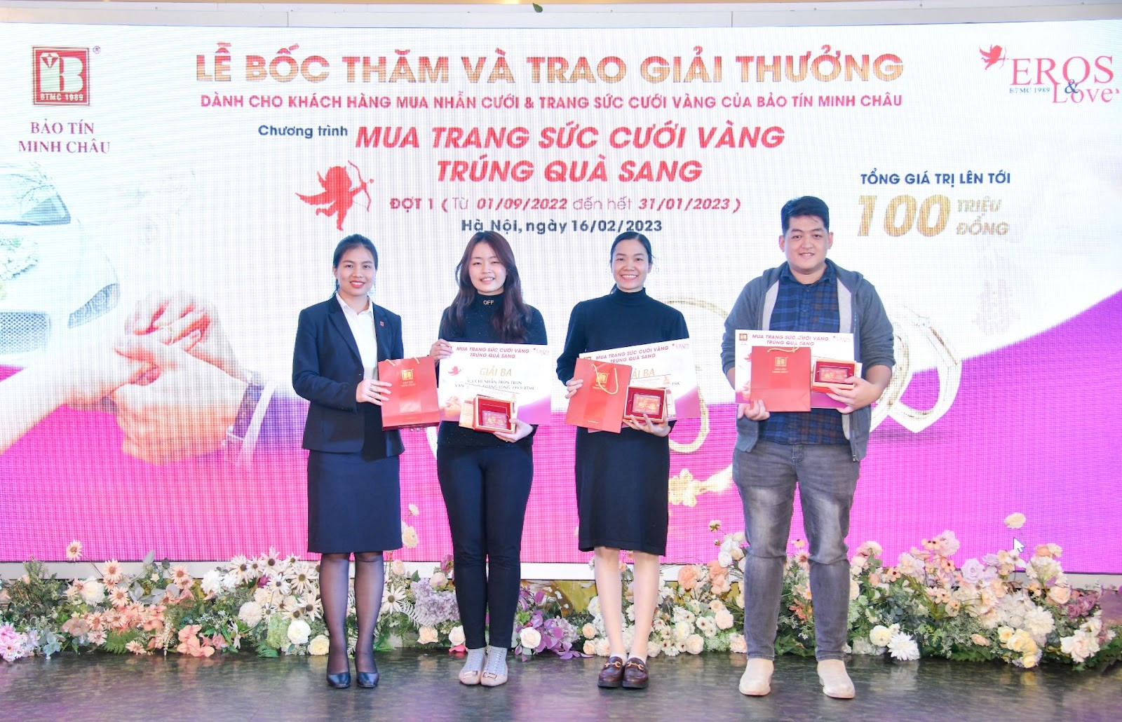 Bảo Tín Minh Châu tổ chức bốc thăm, trao thưởng cho khách hàng mùa cưới đợt 1 (2022-2023) - 3