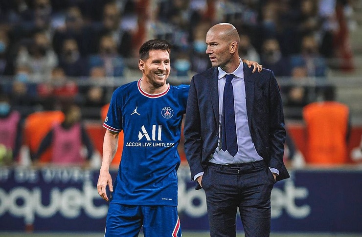 PSG nhắm Zidane thay HLV Galtier làm thầy Messi
