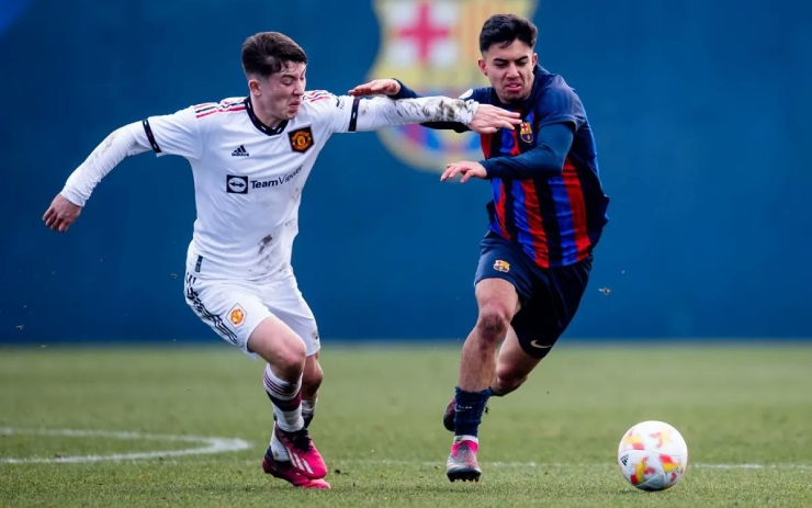 U19 Barca đánh bại U19 MU ở trận giao hữu kín