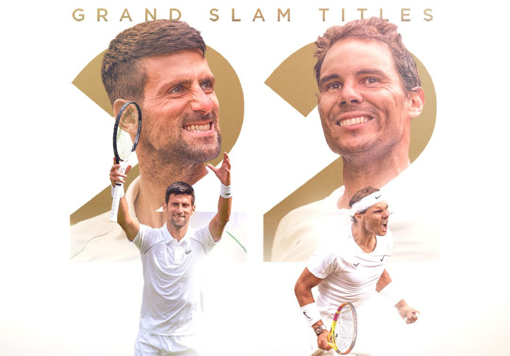 Cuộc đua Grand Slam giữa Djokovic - Nadal vẫn đang cực kỳ nóng bỏng