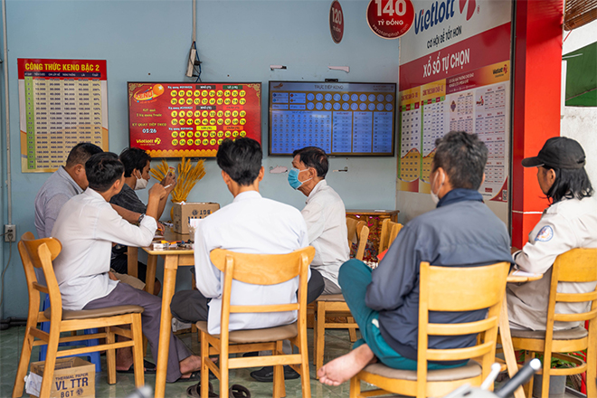 Các điểm bán Vietlott nhộn nhịp người chơi hơn khi Keno cập nhật tần suất 5 phút/ kỳ quay