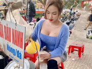 Đời sống Showbiz - "DJ Tây đẹp nhất Hà thành", hot girl Đồng Nai đi ăn quán bình dân ở vỉa hè gây chú ý