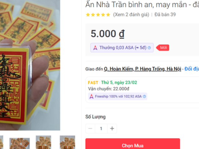 Thị trường - Tiêu dùng - Đua nhau mua ấn nhà Trần mang may mắn, tài lộc qua mạng, chuyên gia phong thủy nói gì?