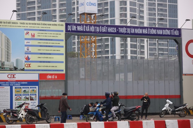 Một dự án nhà ở xã hội ở quận Nam Từ Liêm, Hà Nội (ảnh: Như Ý).