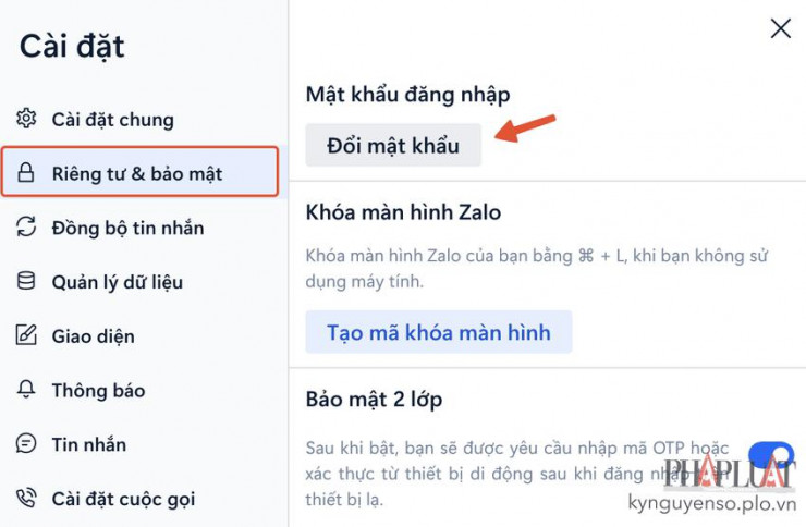 Cách đổi mật khẩu Zalo trên điện thoại và máy tính - 4