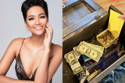 H'Hen Niê được fan từ Mỹ đến tận nhà tặng chiếc rương, giá trị món quà bên trong "gây choáng"