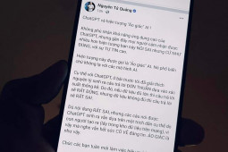 Công nghệ thông tin - Ông Nguyễn Tử Quảng: &quot;ChatGPT nói sai nhưng cứ như đúng&quot;