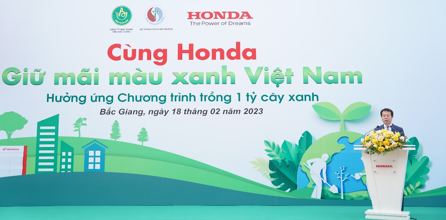 1.100 cây xanh được Honda Việt Nam tổ chức trồng tại Bắc Giang - 2