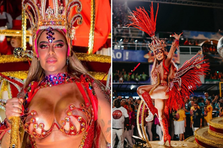 Rafaella Santos với trang phục quyến rũ ở Carnival 2023